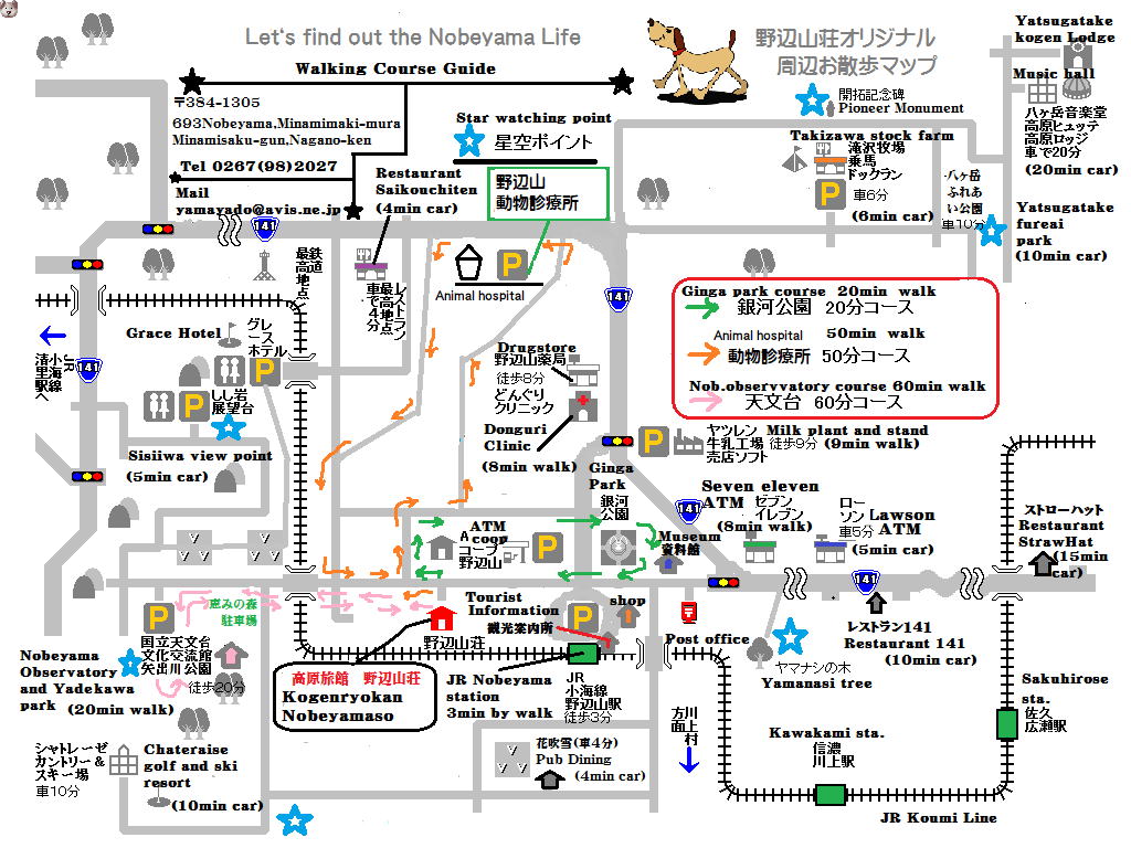 自然散策マップ